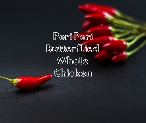 Peri Peri Spice Whole Chicken Butterflied - Belmore Biodynamic Butcher